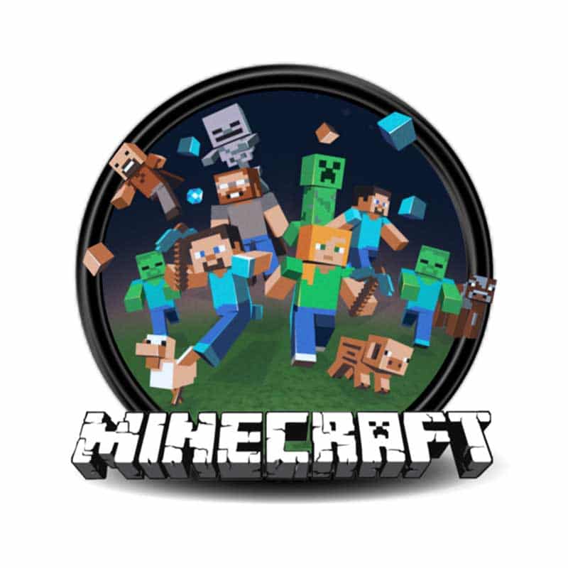 Rounded Minecraft Logo 2