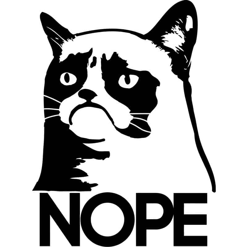 Grumpy Cat Nope
