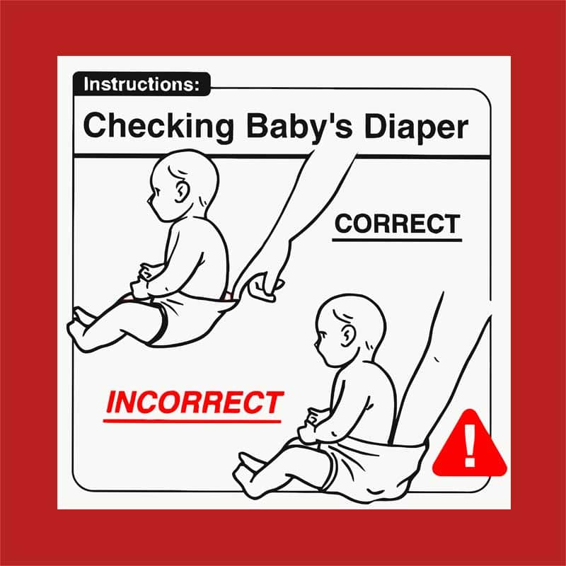 Baby Instructions – Checking Diaper