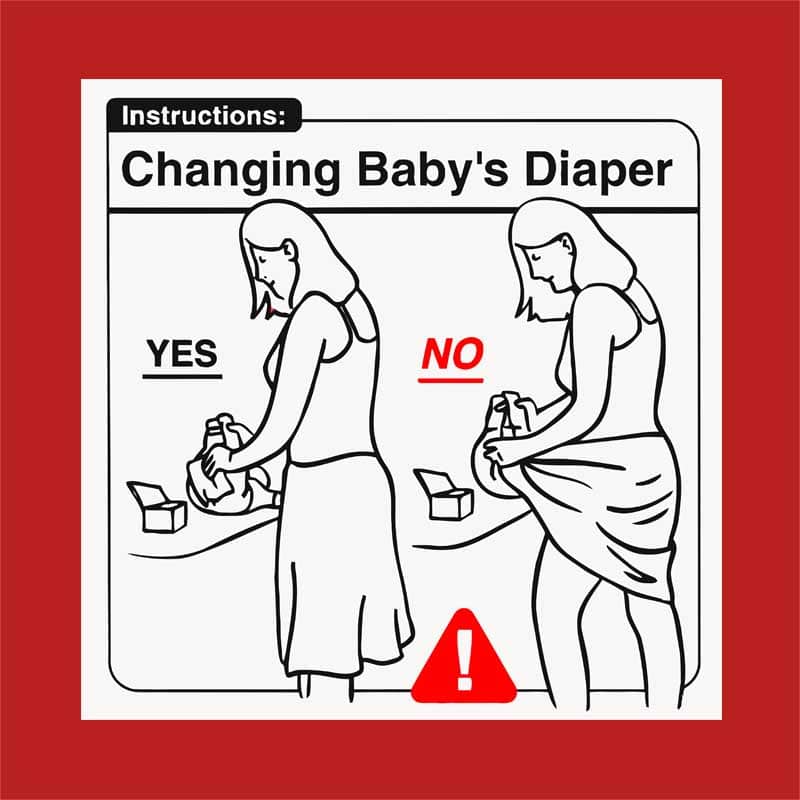 Baby Instructions – Changing Diaper