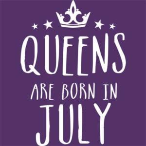 Queens are born in July - Design preview