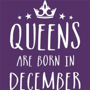 Queens are born in December - Design preview