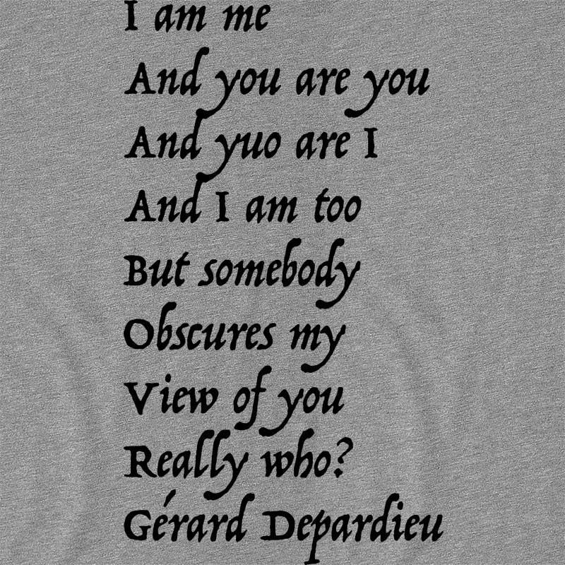 Gerard Depardieu quote