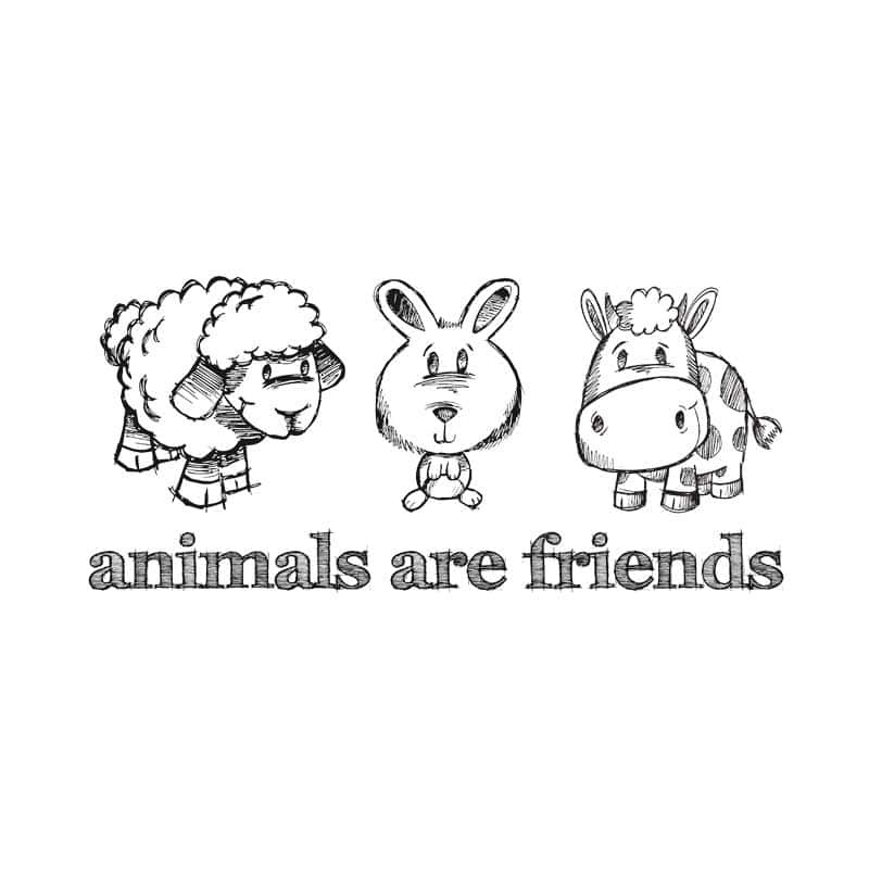 Animals are friends