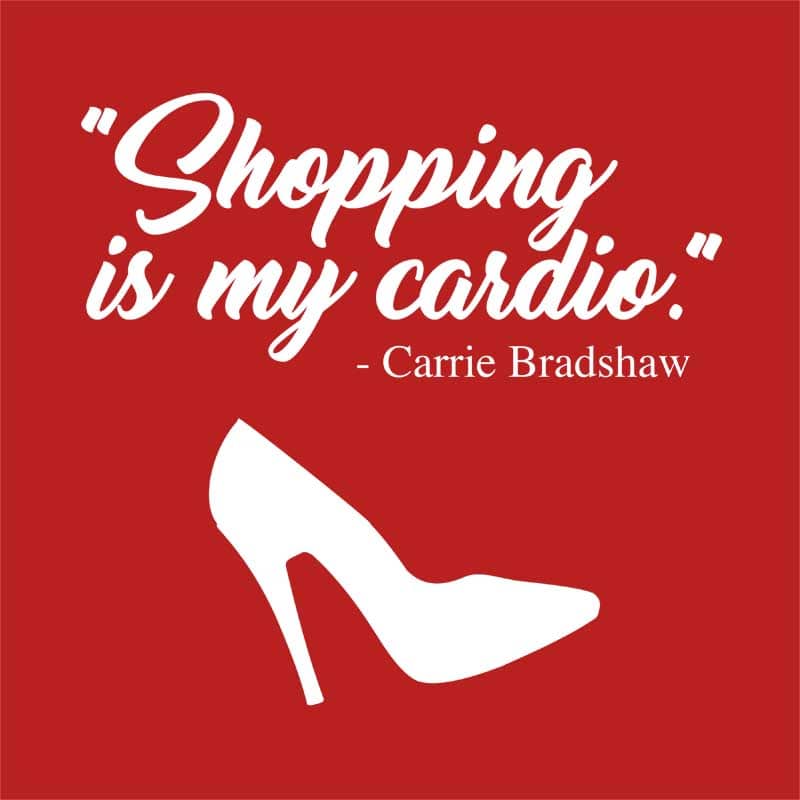 Shopping is my cardio