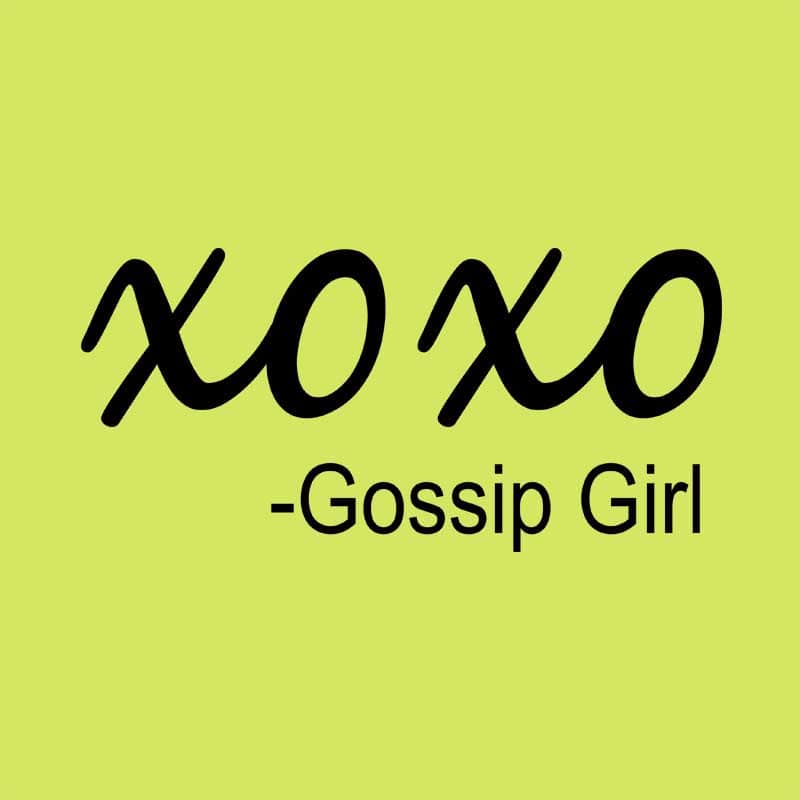 Xoxo Gossip Girl