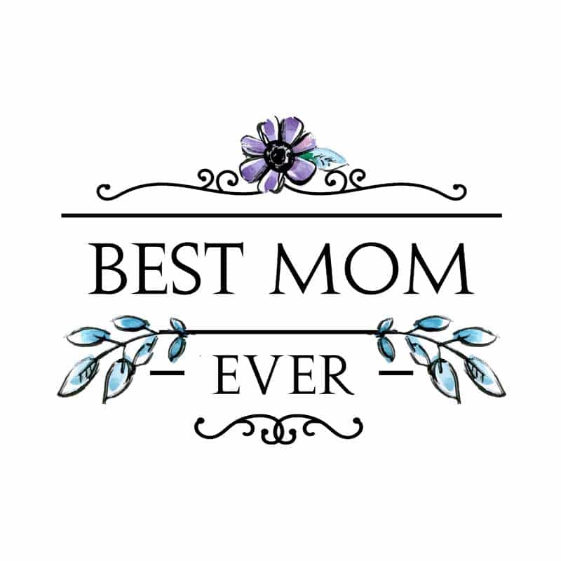Best mom ever flower