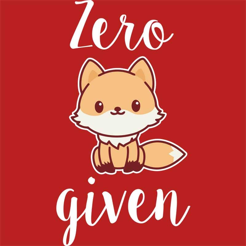 Zero fox given