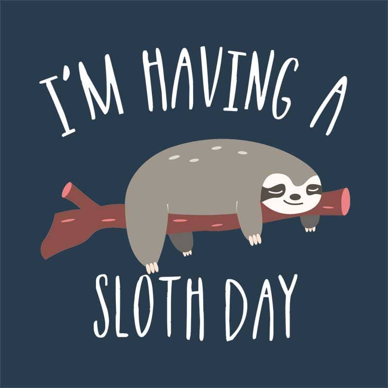 I'm having a sloth day