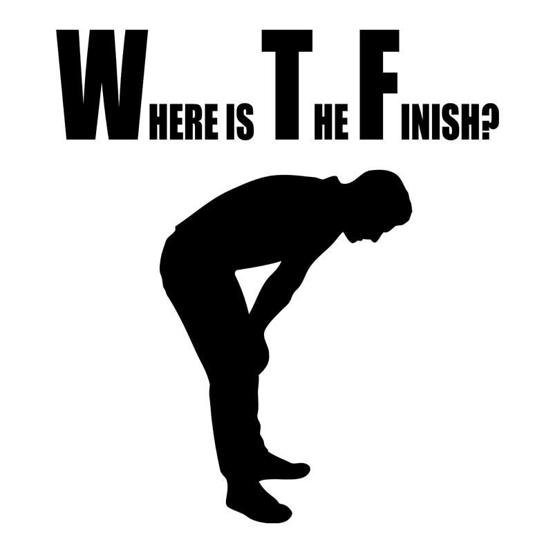 Where is the finish?