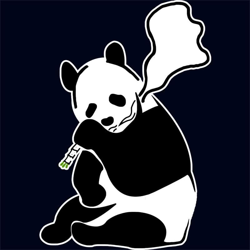 Smoking Panda