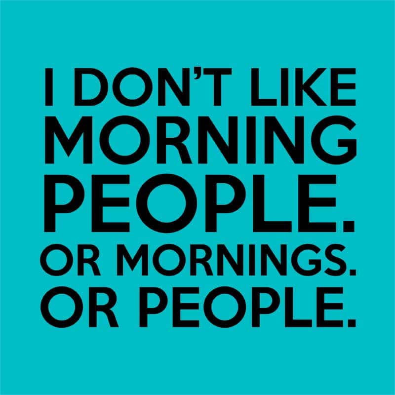 Morning people