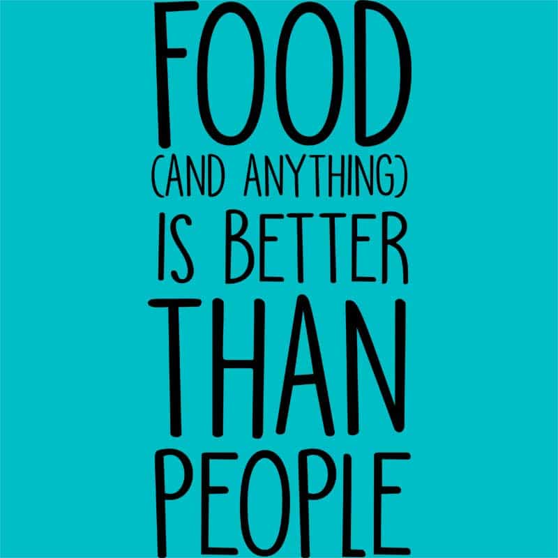 Anything is better than people