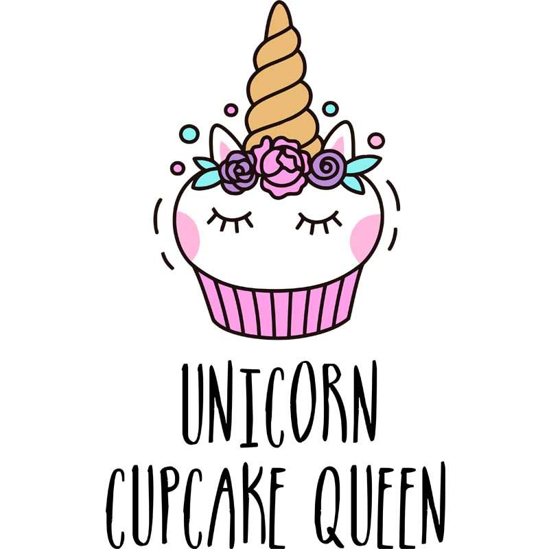 Unicorn cupcake queen