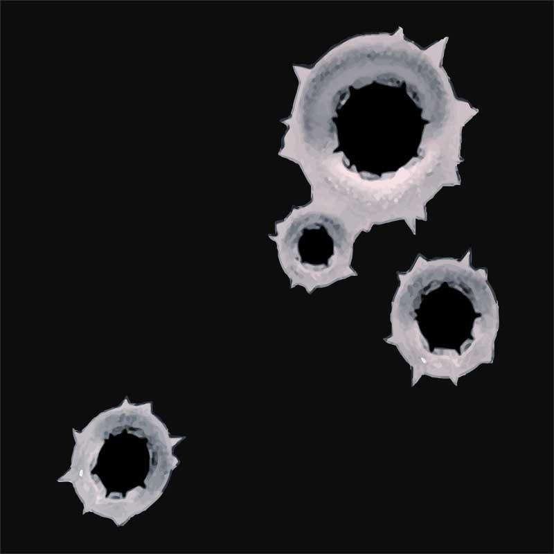 Bullet holes