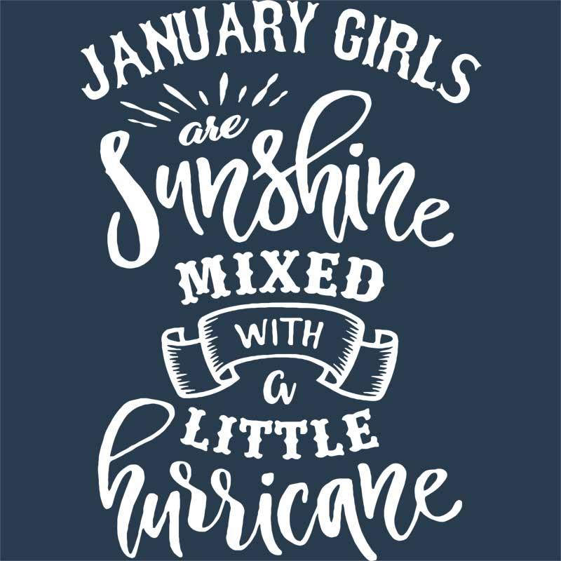 January sunshine and hurricane