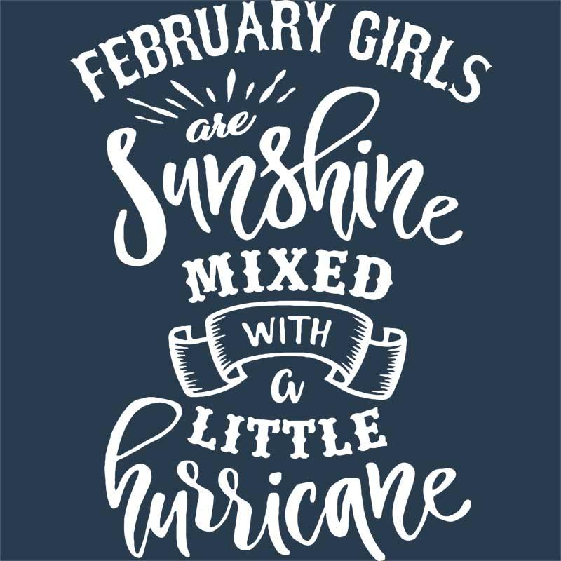 February sunshine and hurricane