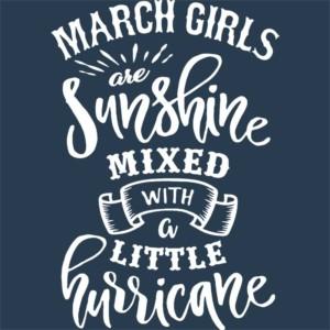 March sunshine and hurricane - Design preview