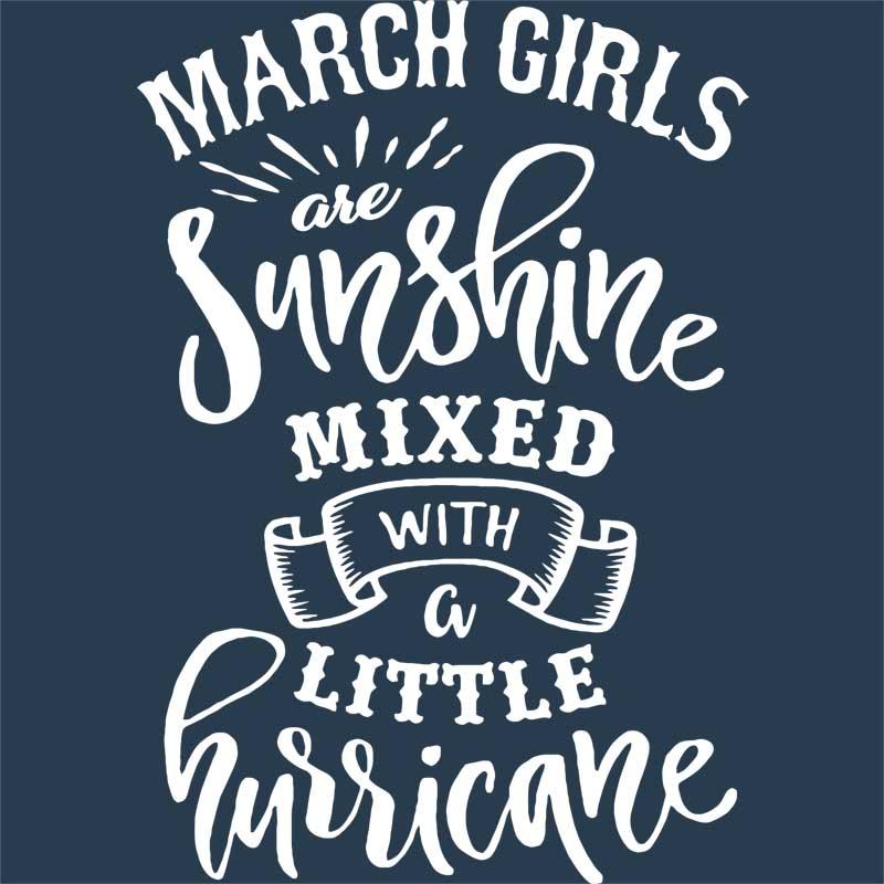 March sunshine and hurricane