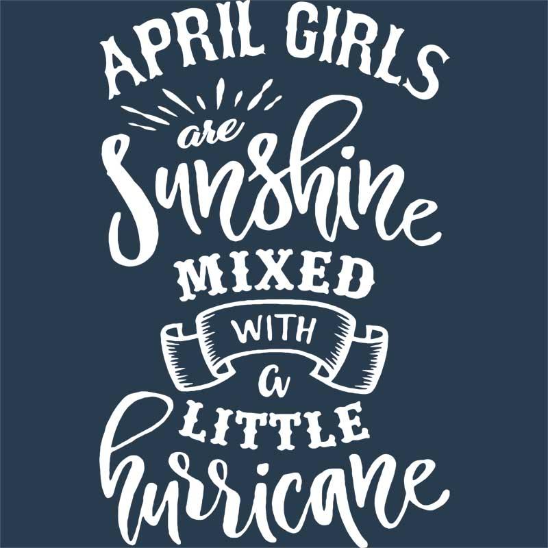 April sunshine and hurricane