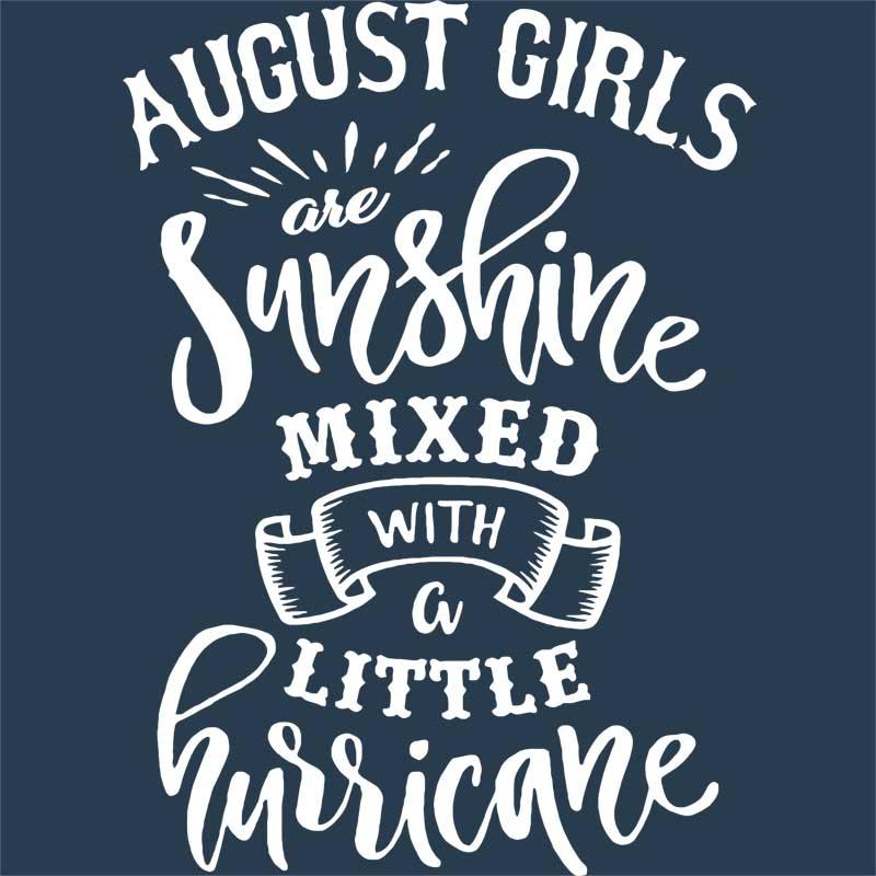 August sunshine and hurricane