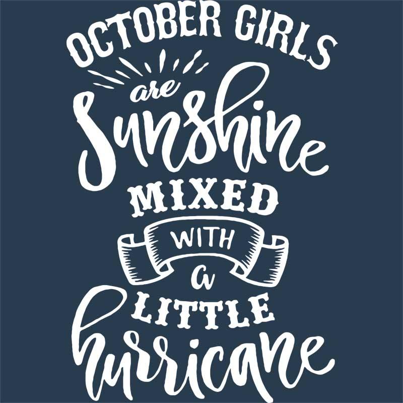 October sunshine and hurricane