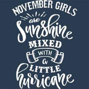 November sunshine and hurricane - Design preview