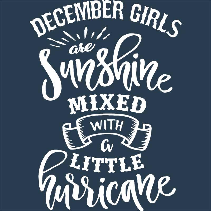 December sunshine and hurricane