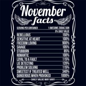 November Facts - Design preview