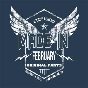 A True Legend Made In February - Design preview