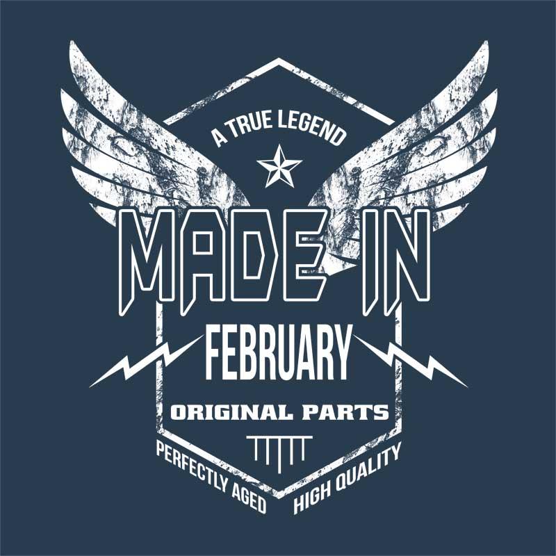 A True Legend Made In February - Design preview