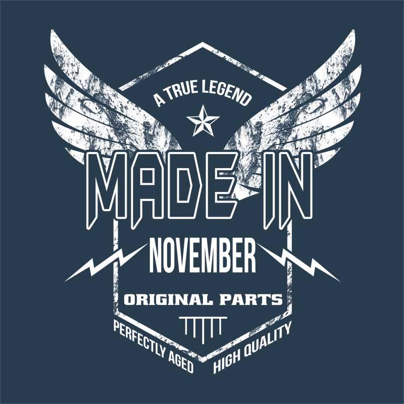A True Legend Made In November - Design preview