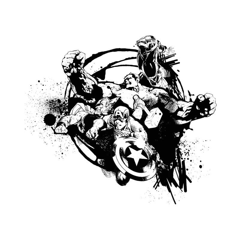 Avengers Team Splash