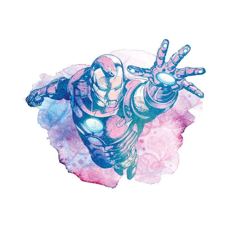 Iron Man watercolor splash