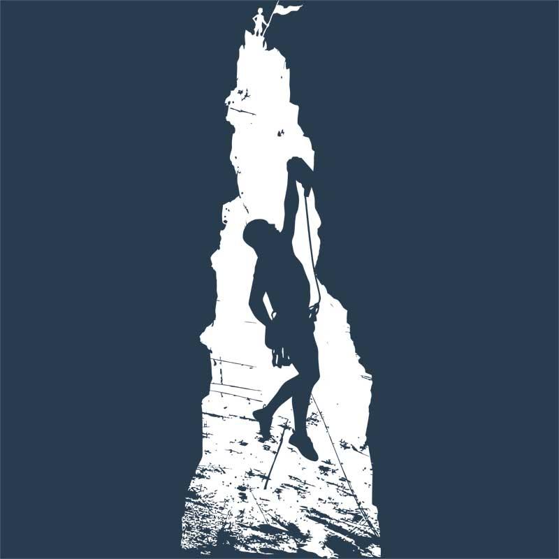 Climbing silhouette