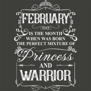 Princess Warrior February - Woman Long Length T-shirt
