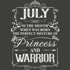 Princess Warrior July - Woman Long Length T-shirt