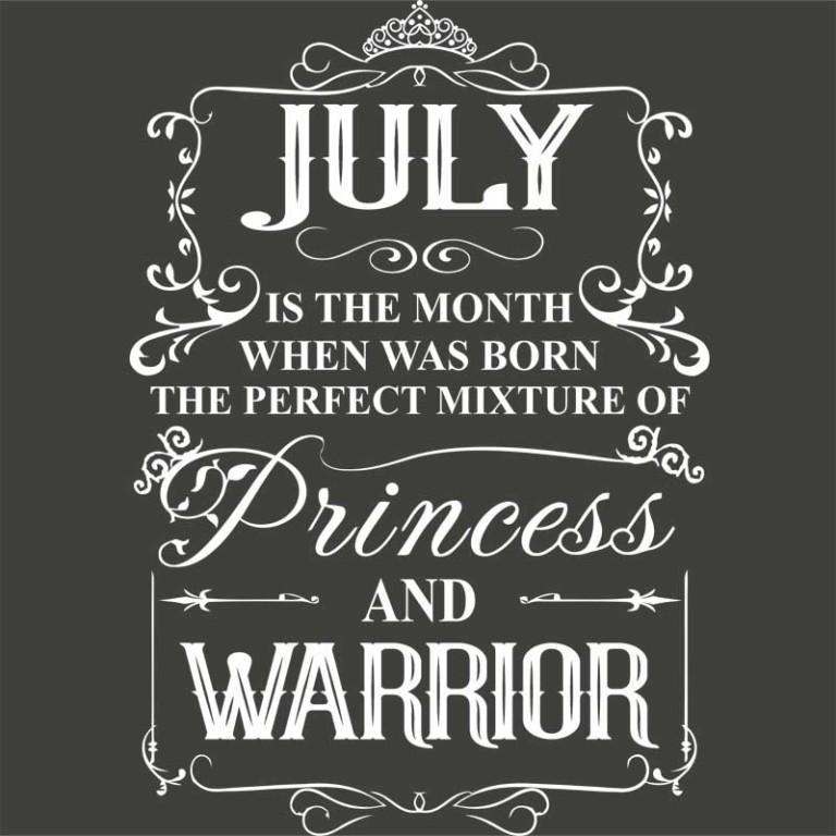 Princess Warrior July - Design preview
