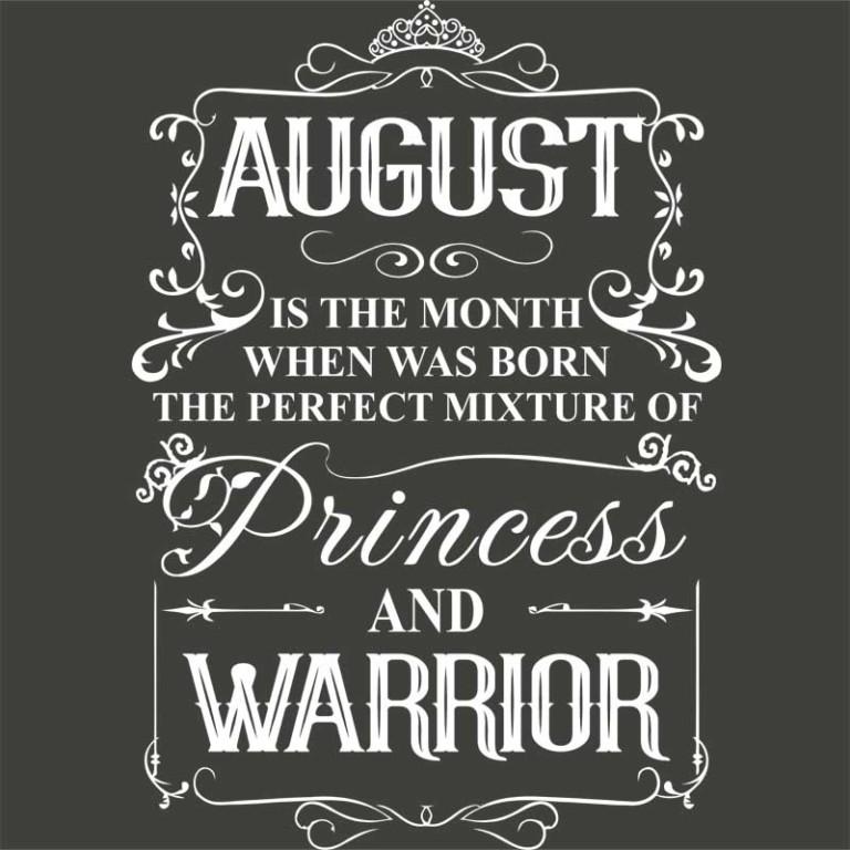 Princess Warrior August - Design preview