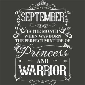Princess Warrior September - Woman Long Length T-shirt