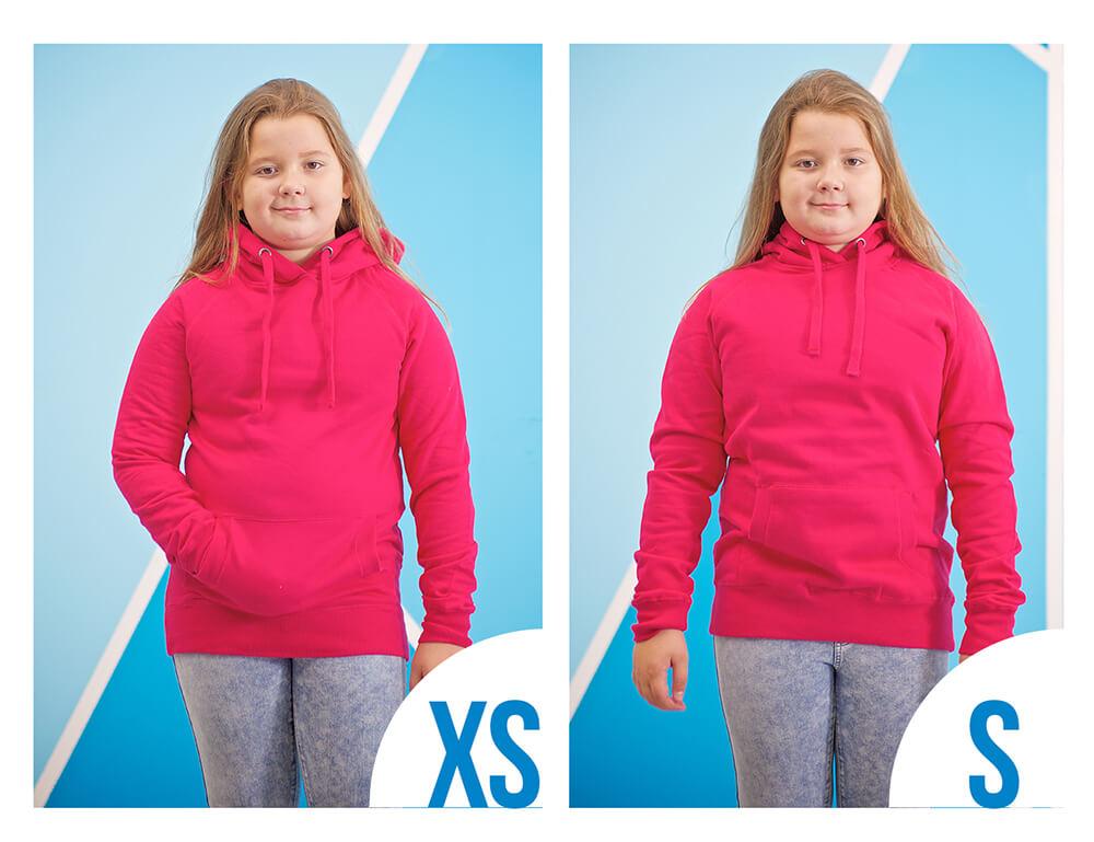 Women's Hoodie Sizes