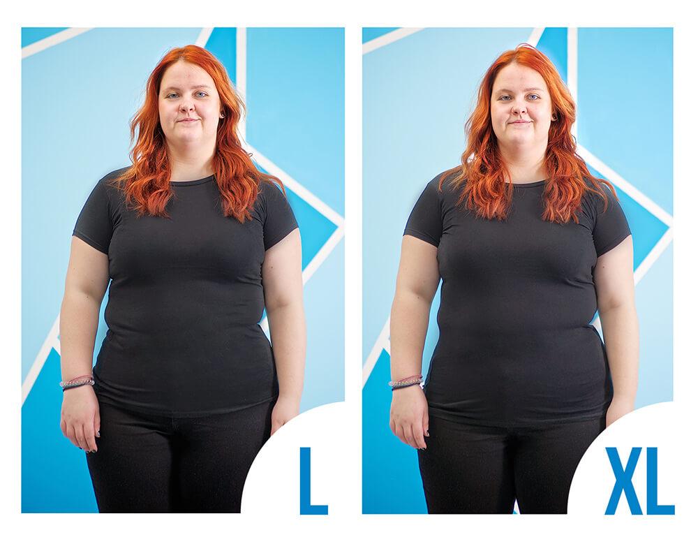 Women's Long T-shirt Sizes