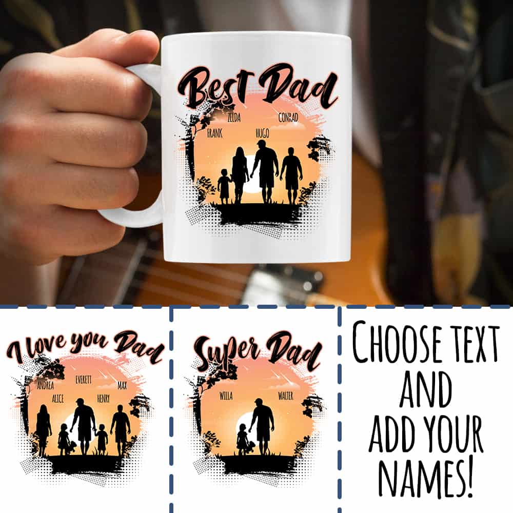 Father with children silhouette - MyLife