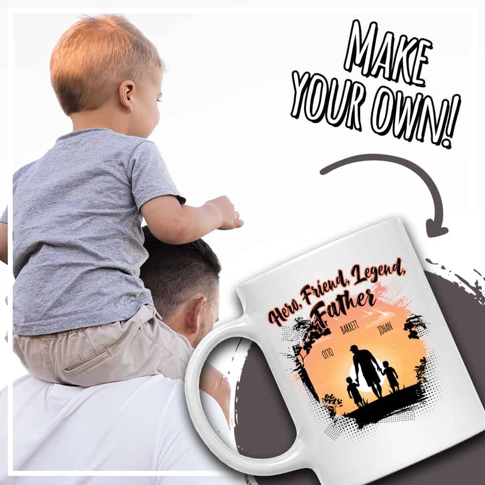 Father with children silhouette - MyLife