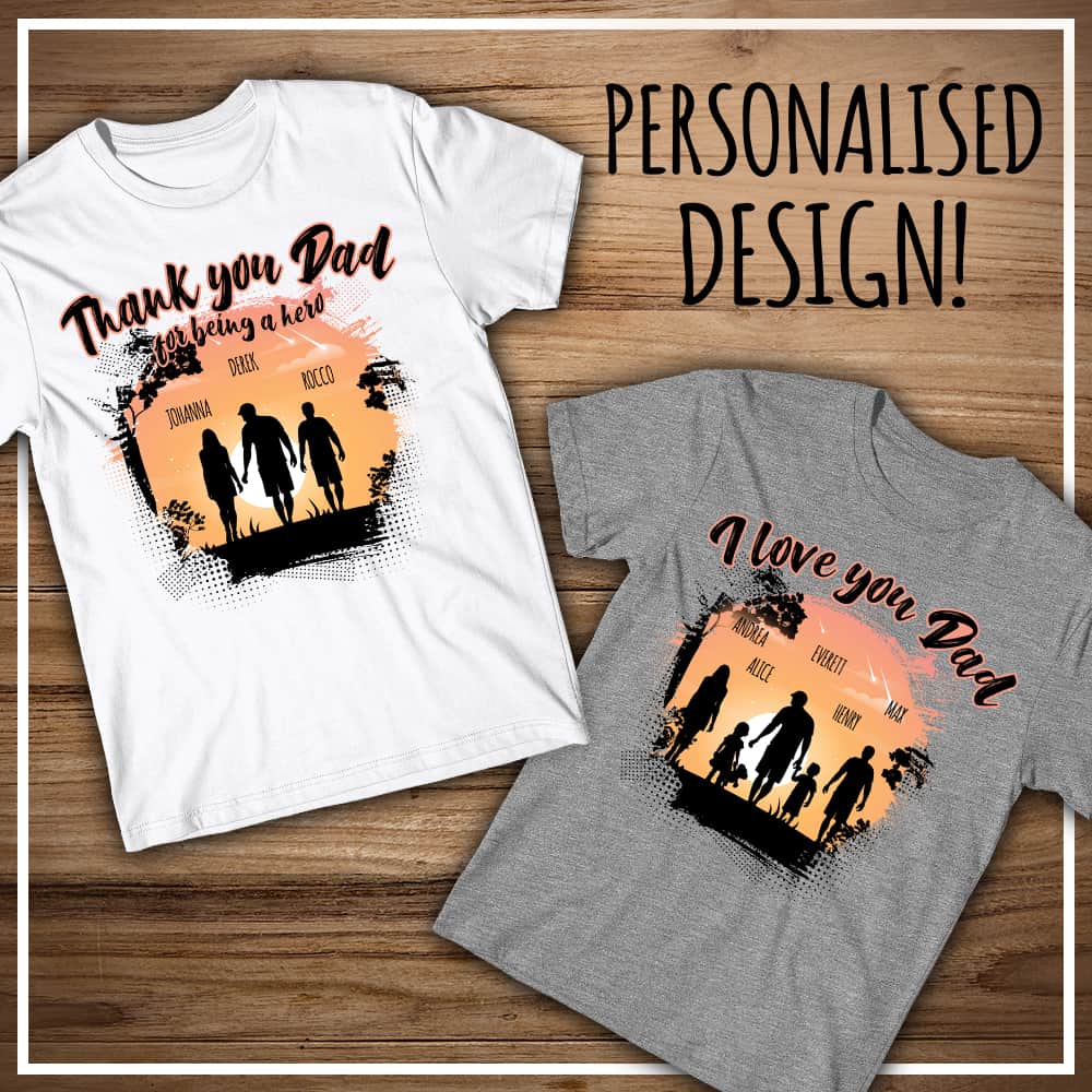 Father with children silhouette - MyLife