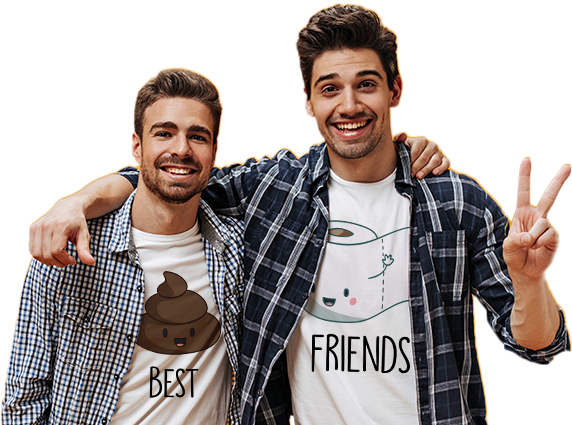 Best gift for a friend - friendship T-shirt, hoodie